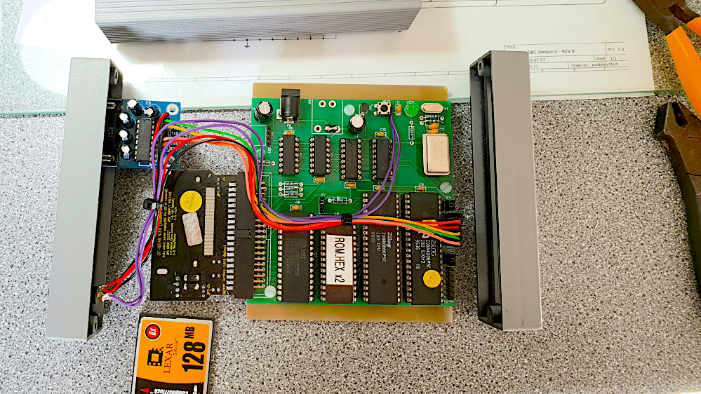 Z80 SBC using Tom Szolyga’s SBC-Z80 Board