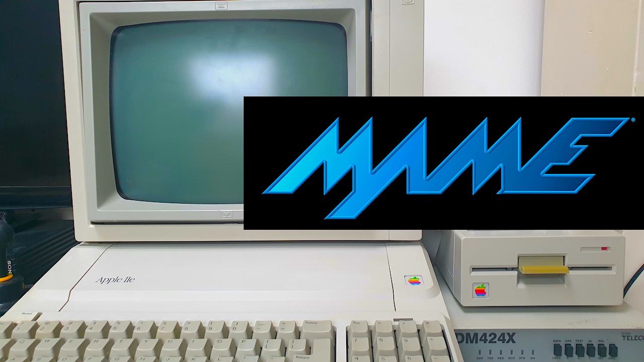 Using MAME on MacOS to emulate the Apple II+