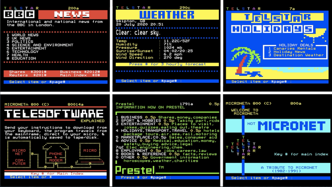 The TELSTAR Viewdata System - GlassTTY